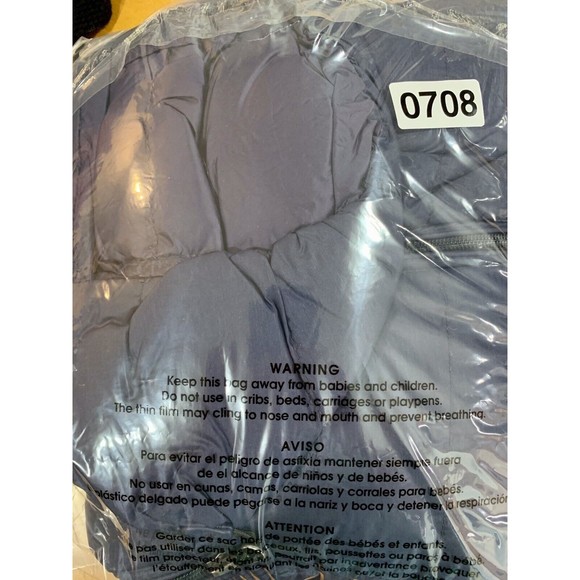 32° Degrees Heat Jacket Womens Small Blue Nano Puffer Coat Down Removable Hood - Picture 6 of 6